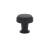 Emtek 86432US19 American Designer Newport 1 1/4" Brass Mushroom Cabinet Knob in Flat Black