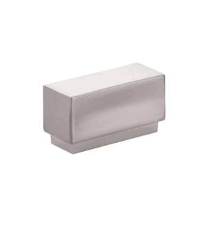 Emtek 86446US15 Contemporary Urban Modern 1 5/8" Center to Center Brass Cinder Cabinet Knob in Satin Nickel