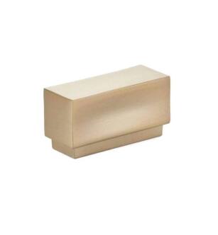 Emtek 86446US4 Contemporary Urban Modern 1 5/8" Center to Center Brass Cinder Cabinet Knob in Satin Brass