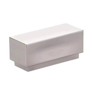 Emtek 86447US14 Contemporary Urban Modern 2 1/4" Center to Center Brass Cinder Cabinet Knob in Polished Nickel