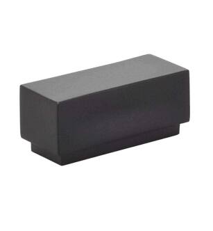 Emtek 86447US19 Contemporary Urban Modern 2 1/4" Center to Center Brass Cinder Cabinet Knob in Flat Black