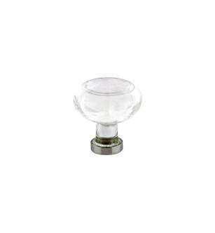 Emtek 86400US15A Crystal & Porcelain Georgetown 1 3/4" Clear Crystal Cabinet Knob in Pewter