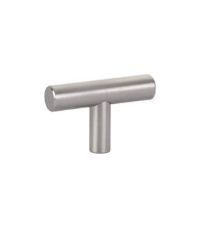 Emtek 86357US15 Contemporary Mid Century Modern 2" Brass Bar Cabinet Knob in Satin Nickel