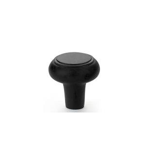 Emtek 86338FB Rustic Sandcast Bronze 1" Barn Cabinet Knob in Flat Black Bronze