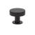 Emtek 86323US19 Contemporary Mid Century Modern 1 3/4" Brass Cadet Cabinet Knob in Flat Black