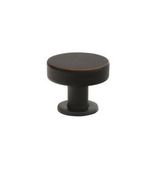Emtek 86322US10B Contemporary Mid Century Modern 1 1/4" Brass Cadet Cabinet Knob in Oil Rubbed Bronze