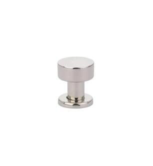 Emtek 86321US14 Contemporary Mid Century Modern 1" Brass Cadet Cabinet Knob in Polished Nickel