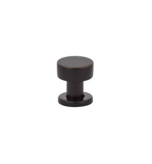 Emtek 86321US10B Contemporary Mid Century Modern 1" Brass Cadet Cabinet Knob in Oil Rubbed Bronze