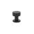 Emtek 86321US19 Contemporary Mid Century Modern 1" Brass Cadet Cabinet Knob in Flat Black