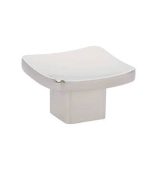 Emtek 86317US14 Contemporary Mid Century Modern 1 1/4" Brass Square Basin Cabinet Knob in Polished Nickel