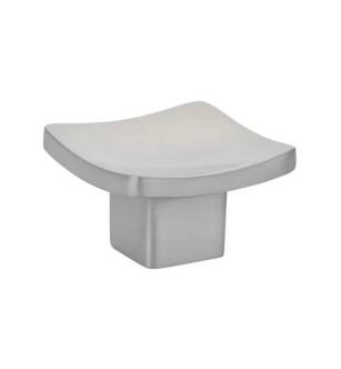 Emtek 86317US15 Contemporary Mid Century Modern 1 1/4" Brass Square Basin Cabinet Knob in Satin Nickel