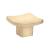 Emtek 86317US4 Contemporary Mid Century Modern 1 1/4" Brass Square Basin Cabinet Knob in Satin Brass