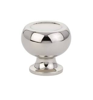 Emtek 86316US14 Contemporary Mid Century Modern 1 5/8" Brass Atomic Cabinet Knob in Polished Nickel