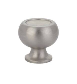 Emtek 86316US15 Contemporary Mid Century Modern 1 5/8" Brass Atomic Cabinet Knob in Satin Nickel