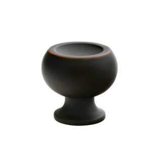 Emtek 86316US10B Contemporary Mid Century Modern 1 5/8" Brass Atomic Cabinet Knob in Oil Rubbed Bronze