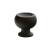 Emtek 86316US10B Contemporary Mid Century Modern 1 5/8" Brass Atomic Cabinet Knob in Oil Rubbed Bronze