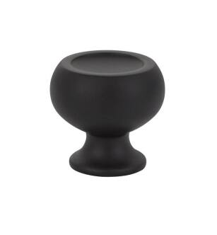 Emtek 86316US19 Contemporary Mid Century Modern 1 5/8" Brass Atomic Cabinet Knob in Flat Black