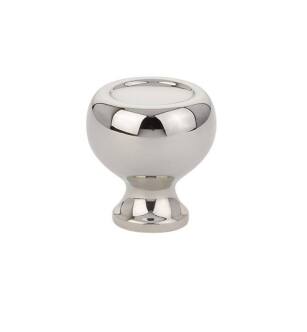 Emtek 86315US14 Contemporary Mid Century Modern 1 1/4" Brass Atomic Cabinet Knob in Polished Nickel