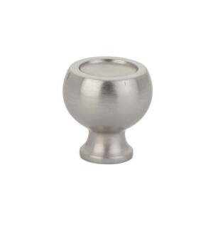 Emtek 86315US15 Contemporary Mid Century Modern 1 1/4" Brass Atomic Cabinet Knob in Satin Nickel