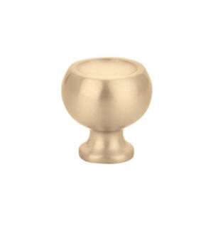 Emtek 86315US4 Contemporary Mid Century Modern 1 1/4" Brass Atomic Cabinet Knob in Satin Brass