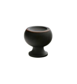 Emtek 86315US10B Contemporary Mid Century Modern 1 1/4" Brass Atomic Cabinet Knob in Oil Rubbed Bronze