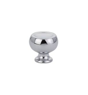 Emtek 86314US26 Contemporary Mid Century Modern 1" Brass Atomic Cabinet Knob in Polished Chrome