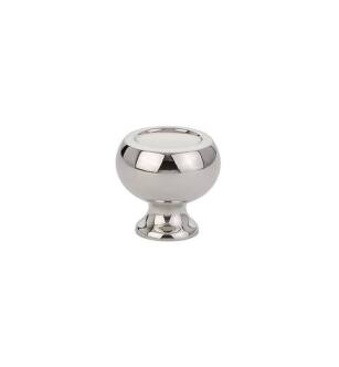 Emtek 86314US14 Contemporary Mid Century Modern 1" Brass Atomic Cabinet Knob in Polished Nickel