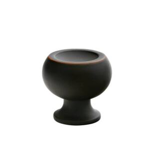 Emtek 86314US10B Contemporary Mid Century Modern 1" Brass Atomic Cabinet Knob in Oil Rubbed Bronze