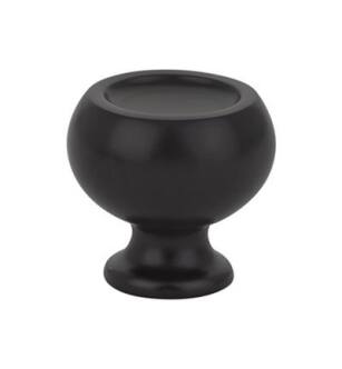 Emtek 86314US19 Contemporary Mid Century Modern 1" Brass Atomic Cabinet Knob in Flat Black