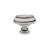 Emtek 86306US14 American Designer Geometric 1 3/4" Brass Oval Cabinet Knob in Polished Nickel