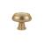 Emtek 86306US4 American Designer Geometric 1 3/4" Brass Oval Cabinet Knob in Satin Brass