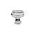 Emtek 86305US26 American Designer Geometric 1 1/2" Brass Oval Cabinet Knob in Polished Chrome