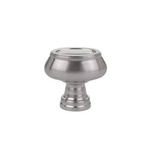 Emtek 86305US15 American Designer Geometric 1 1/2" Brass Oval Cabinet Knob in Satin Nickel