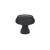 Emtek 86305US19 American Designer Geometric 1 1/2" Brass Oval Cabinet Knob in Flat Black