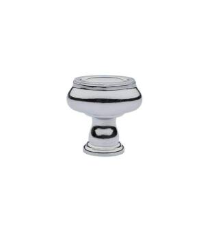 Emtek 86304US26 American Designer Geometric 1 1/4" Brass Oval Cabinet Knob in Polished Chrome