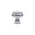 Emtek 86304US26 American Designer Geometric 1 1/4" Brass Oval Cabinet Knob in Polished Chrome