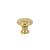 Emtek 86278US3 American Designer Ribbon and Reed 1 3/4" Brass Cabinet Knob in Polished Brass