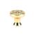 Emtek 86278US3NL American Designer Ribbon and Reed 1 3/4" Brass Cabinet Knob in Unlacquered Brass