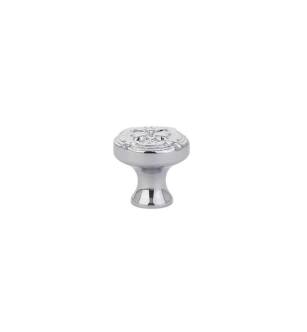 Emtek 86277US26 American Designer Ribbon and Reed 1 1/4" Brass Cabinet Knob in Polished Chrome