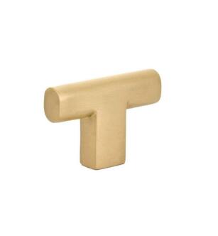 Emtek 86271US4 Contemporary 2" Brass Trail Cabinet Knob in Satin Brass