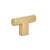 Emtek 86271US4 Contemporary 2" Brass Trail Cabinet Knob in Satin Brass