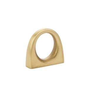 Emtek 86270US4 Contemporary 1" Center to Center Brass Ring Cabinet Knob in Satin Brass