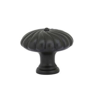 Emtek 86244FB Tuscany 1" Bronze Twisted Round Cabinet Knob in Flat Black Bronze