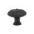 Emtek 86244FB Tuscany 1" Bronze Twisted Round Cabinet Knob in Flat Black Bronze