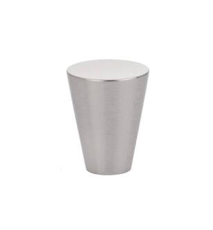 Emtek 86262US15 Contemporary 1 1/8" Brass Cone Cabinet Knob in Satin Nickel