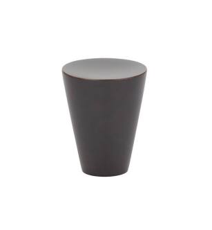 Emtek 86262US10B Contemporary 1 1/8" Brass Cone Cabinet Knob in Oil Rubbed Bronze