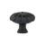 Emtek 86229FB Tuscany 1" Bronze Fluted Round Cabinet Knob in Flat Black Bronze