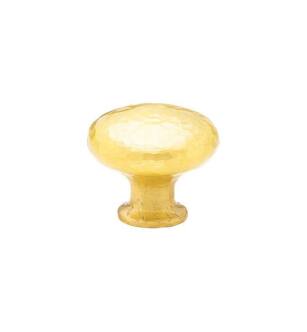 Emtek 86213US4 Arts & Crafts 1 3/4" Brass Round Dimpled Cabinet Knob in Satin Brass