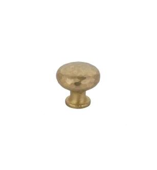 Emtek 86037US4 Arts & Crafts 1 1/4" Brass Round Dimpled Cabinet Knob in Satin Brass