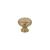 Emtek 86037US4 Arts & Crafts 1 1/4" Brass Round Dimpled Cabinet Knob in Satin Brass